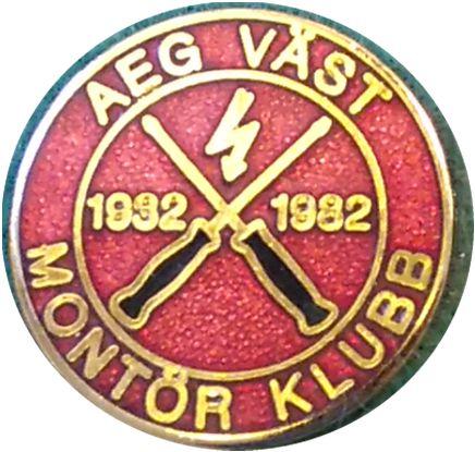 8.11 AEG Väst Montörsklubb 1932 1982,