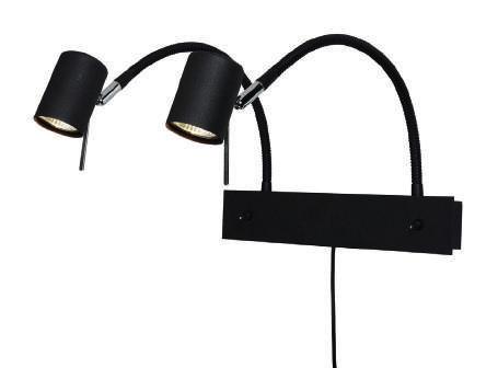 Alpha En populär serie med funktionella basspotlights, bra kvalitet, hög finish och mycket bra pris. I år utökad med vägglampor med flexarm.