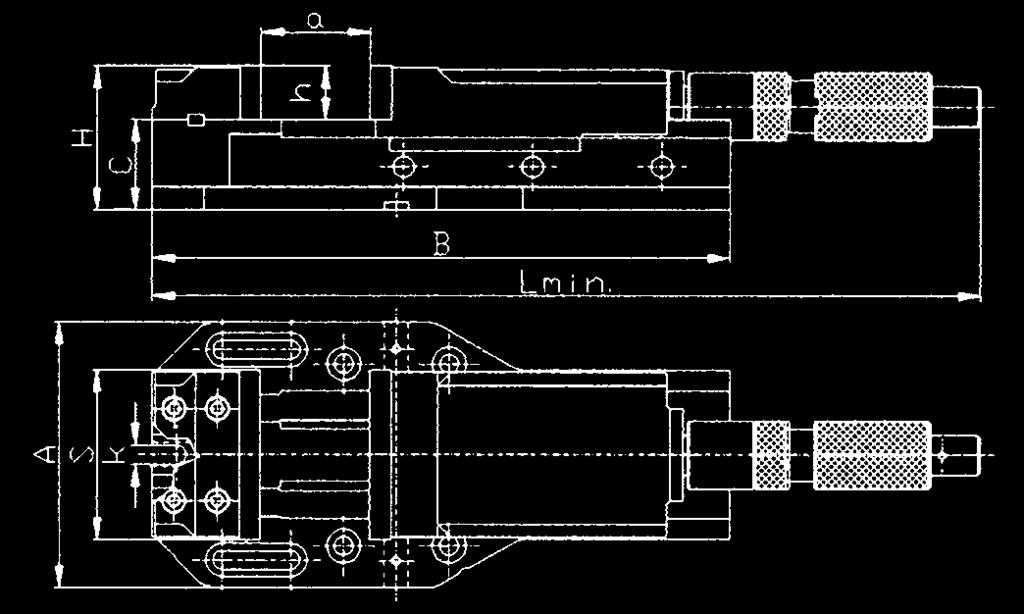 42 14 3000-3500 19,9 6516-160 160 246 565 80 130 615 0-280 50 18 5000-5500 52,4 6516-200 200 304 675 99 162 795 0-375 63 18 7000-7500 93,0 Maskinskruvstycke 6515 Med hydraulisk