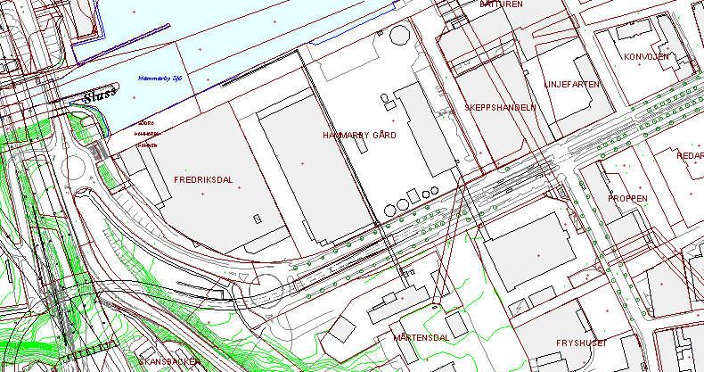 5 (8) Arkitekters byggnad på norra sidan utgör första halvan i detta motiv.
