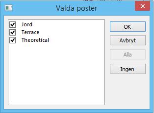 Det finns några olika inställningar för hur exporten till maskinguidningssystem sker. Lagerinställningar görs från kugghjulsknappen.