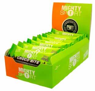 Mighty Sport-serien 18 barer per kartong Fysisk aktivitet ställer extra krav på näringstillförseln.