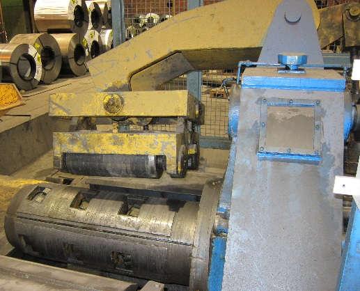 Haspeltrumma, min diameter 550 mm max diameter 620 mm Banddrag, max 29,4 kn