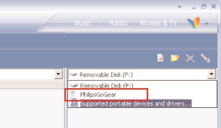 Överföra digital musik till enheten Innan du kan spela upp din MP3- eller WMA-samling på enheten med Windows Media Player måste du ha installerat både Windows Media Player och Device Manager