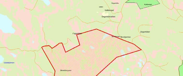 Länsstyrelsens bedömning Skrebbmyran utgör ett av länets finaste exempel på storskalig skogmyrmosaik.