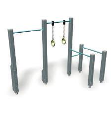 * 081265M PULL-UP 081270M DIP N FLY 2490x240x2425 3155x1310x2725