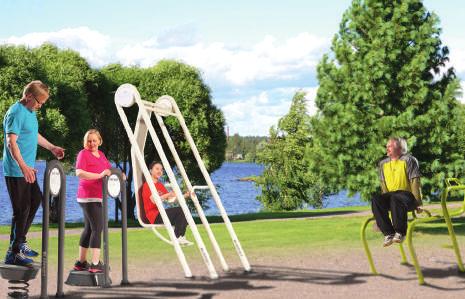 Lappset Sport En sportpark från Lappset är en träningsanläggning som har skräddarsytts för området den är placerad i och efter användarnas behov.