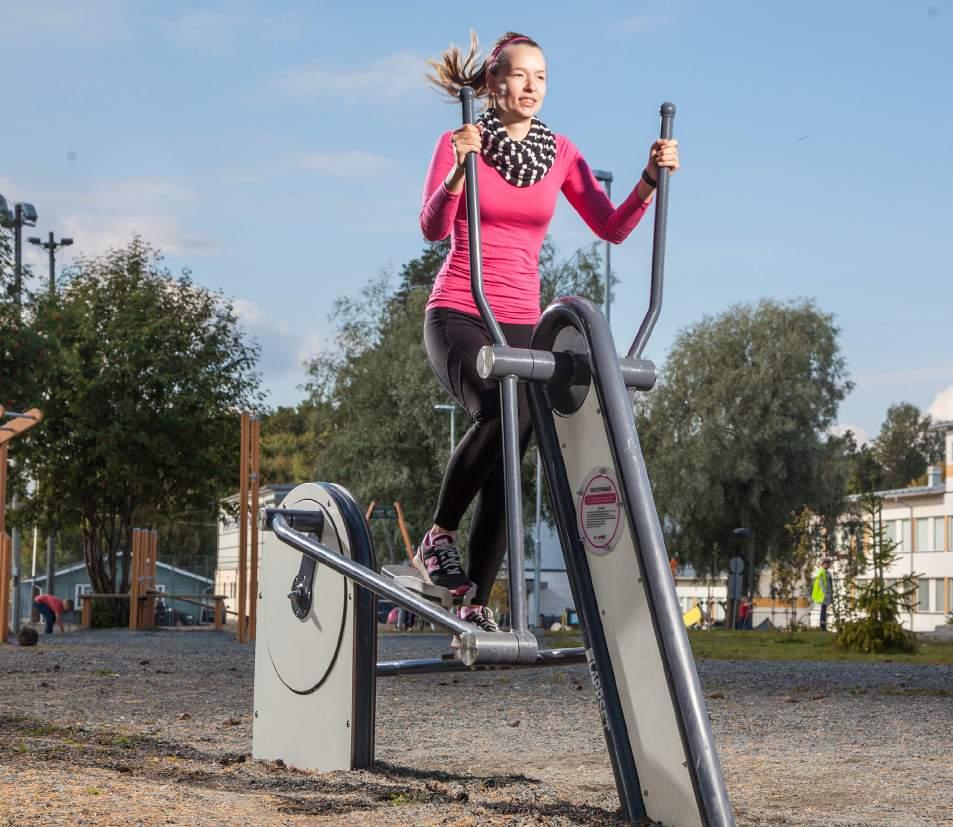 GYM GYM Utegym för alla Tidlös utomhusanläggning Lappsets gymutrustning är av högklassig skandinavisk design som står pall för såväl