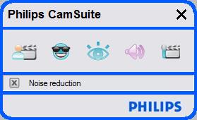 6.3 Bildinställningsmeny Gör det möjligt för dig att optimera bildkvaliteten. Klicka på knappen på kontrollpanelen för Philips CamSuite för att öppna menyn för bildinställningar. 6.3. Digital zoom Får ett objekt att komma närmare.