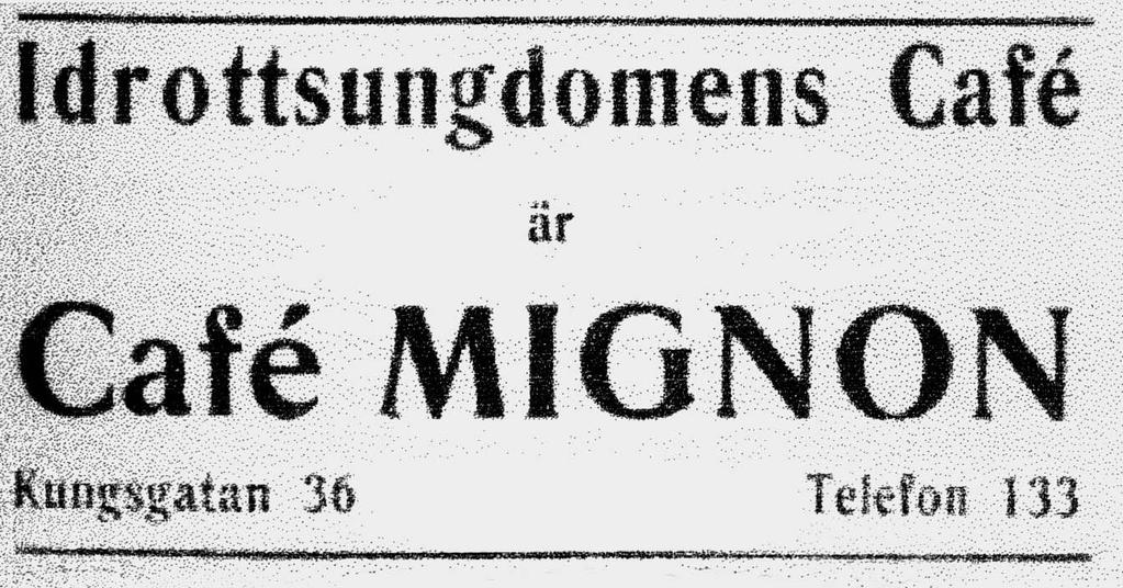 3 Rekommenderar våra bakelser o efterrätter. Kafé Nord Hovr. g.