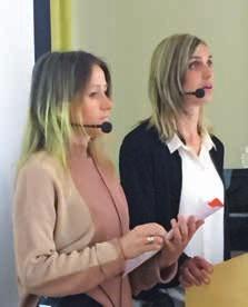 Först ut med föreläsningar var Lisen Heden och Linda Åkeflo, specialistsjuksköterskor från Sahlgrenska Universitetssjukhuset.
