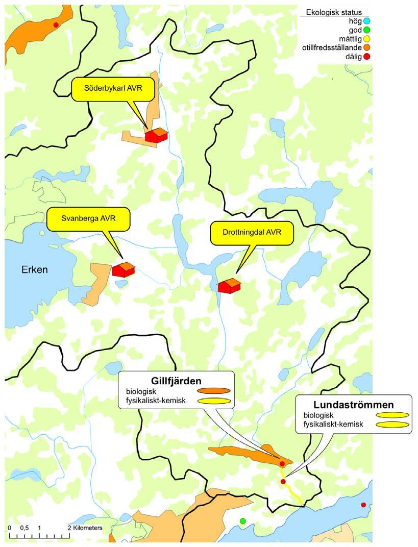 Broströmmens avrinningsområde Broströmmens avrinningsområde omfattar 227 km 2 och domineras av skog. Andelen jordbruksmark uppgår till 21 procent och andelen sjöar till hela 13 procent.