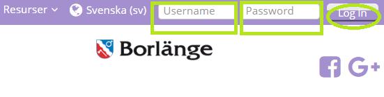 Logga in och gå till en kurs för första gången 1. Starta webbläsaren, t.ex. Internet Explorer. Webbläsarens fönster visas. 2. I adressfältet skriv: http://vuxbor.