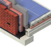 FALSAD SKALMURSISOLERING K8 Skalmursisolering (SS EN 13166) Hård isoleringsskiva med en fiberfri kärna, som på två sidor är försedd med en sammansatt mikroperforerad aluminiumfolie (ånggenomsläpplig,