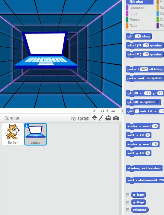 Vad är Scratch? Scratch är en mjukvara framtagen av MIT (Massachusetts Institute of Technology) för att introducera programmering som koncept för barn och ungdomar.