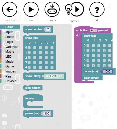 Blockprogrammering är enklast att komma igång med eftersom den erbjuder ett lättbegripligt grafiskt gränssnitt (GUI) där programmeringen görs