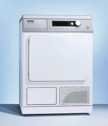emaljerad front och rostfri panel och topplock Torktumlare PT 7136 Vario Frånluftstorktumlare Kapacitet 6,5 kg Reverserande rostfri skontrumma, trumvolym 130 l Sensitivtorkningssystem med elektronisk