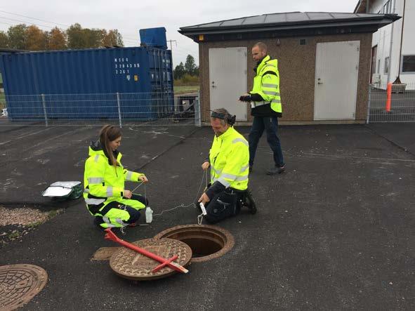 Uppströmsarbete Kontroll / provtagning av vatten och slam Provtagning av tungmetaller vid reningsverken Slamprover tas dagligen (månadsprov och årsprov) Veckoprov på metaller i inkommande / utgående