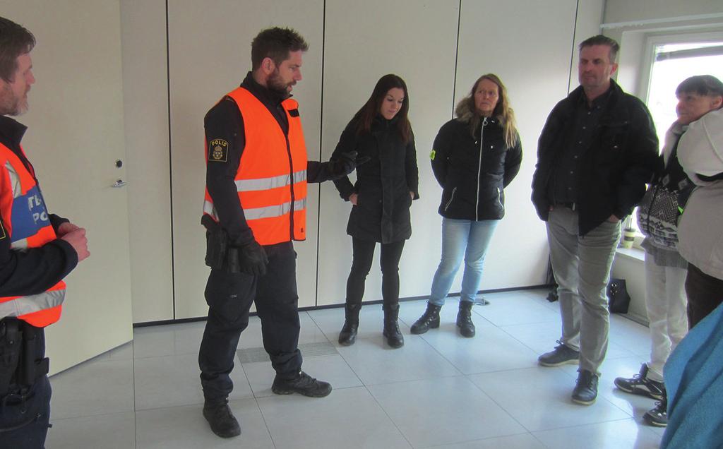 16 februari - Figurantuppdrag med ordningsgruppen i Malmö Den 16 februari hade ordningsgruppen i PO Malmö en utbildning för ny polispersonal.