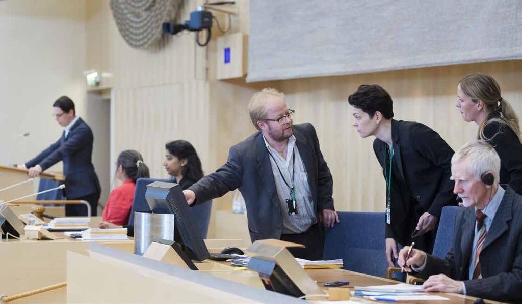 EU-debatt i riksdagen i juni 2016.