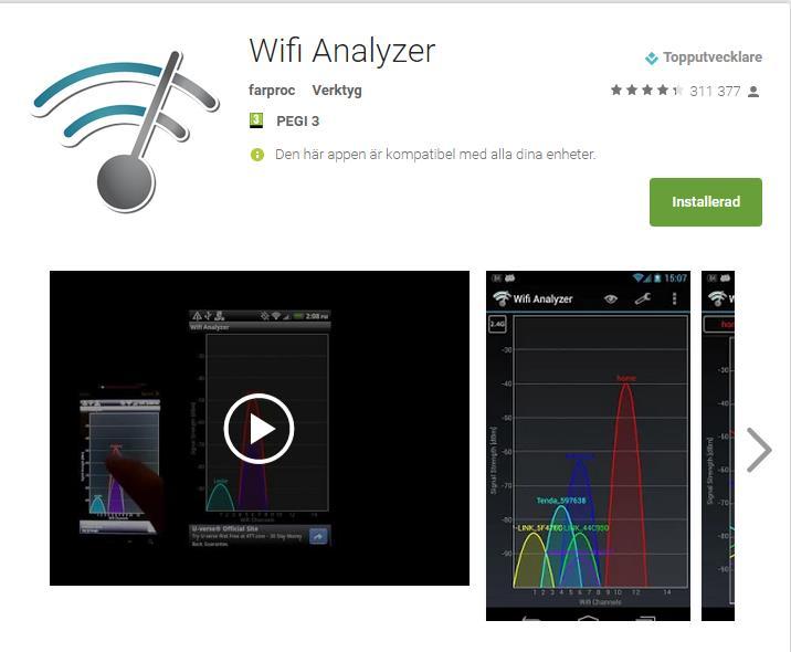 WiFi-analyzer Android: *#0011# mer/wifi B B A Bredbandsanalys.se 47 Dokumentation Lägenhetsnät x Modem Cisco NAT enabled DHCP Server 192.168.0.2-101 Mgmt anv.