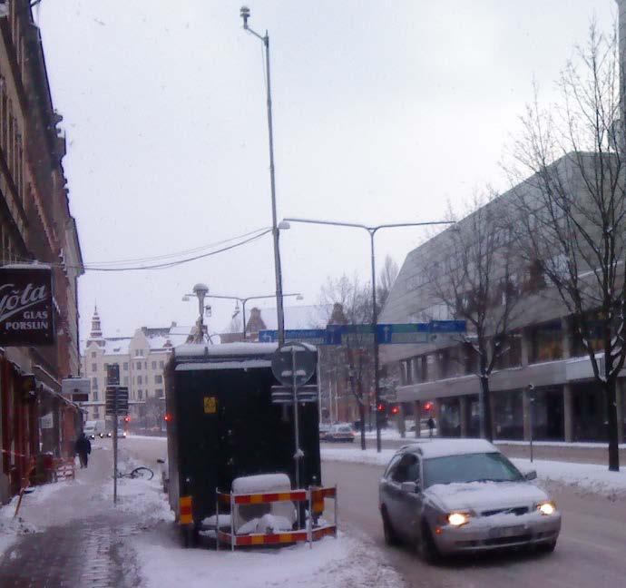Jämförelse med mätningar år 2004-2005 och 2009-2010 Mätningar på Amiralsgatan har genomförts två gånger tidigare.