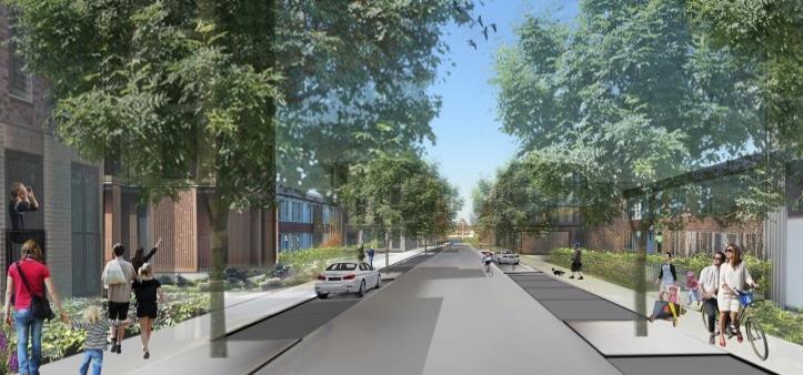 Förtätningsprojekt Vid sidan av värdeskapande investeringar och social förvaltning bedrivs förtätningsprojekt på befintlig mark för ökad uthyrbar yta och attraktivare områden.