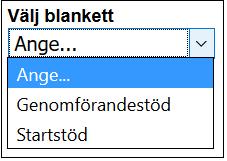 Är projektägaren en fysisk person med a-skatt (exempelvis en enskild konstnär som inte har en egen firma eller ett aktiebolag) eller en enskild firma med f-skatt, då väljer ni fysisk person.