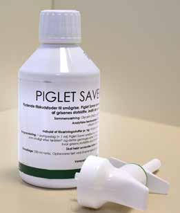 Piglet Saver är en pasta som ges i munnen och hjälper svagfödda grisar. Pastan tillför energi och ökar upptagningsförmågan av näringsämnen.