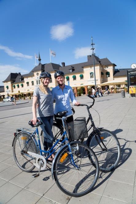 hållbarhet Gång, cykel, kollektivtrafik - 75 % av resandet i