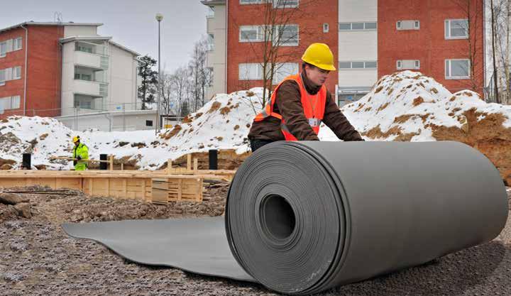 NOMATEC Betongtäckmatta: Vägar och gårdsplaner NOMATEC Betongtäckmatta är en polyetencellplast med goda isoleringsegenskaper.