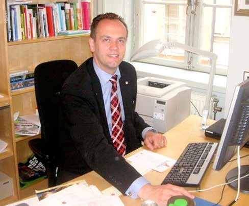 Henrik Ripa ny ordförande i VISIR Som framgår på annan plats här valdes Henrik Ripa till ny förbundsordförande i VISIR.