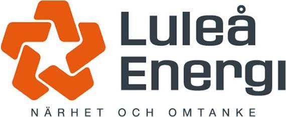 INSTRUKTION Namn Datum Istallatörswebben 2017-05-11 Författare Luleå Energi Elnät AB Godkänd av Revision datum Jan Rosén Sign 2017-05-11 1.