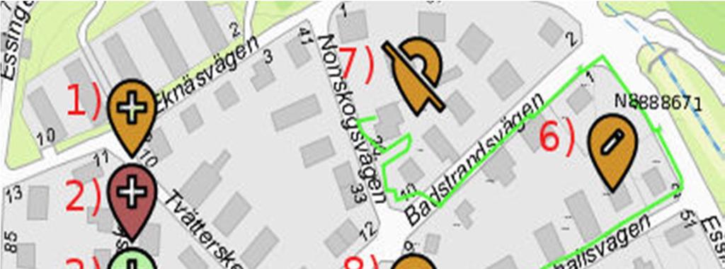 4 Symboler Symbolerna för ärenden varierar beroende på typ av åtgärd och ärendets status.