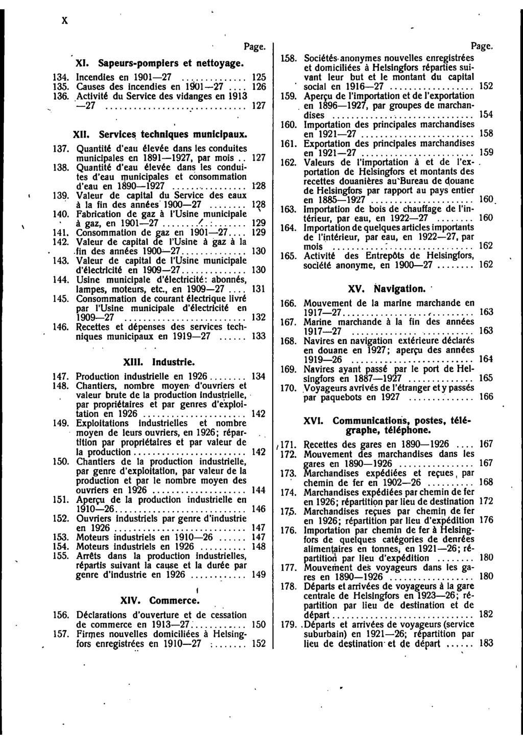 x 4. 5. 6. X. Sapeurspomplers et nettoyage. Page. ncendles en 907........ 5 Causes des ncendies en 907... 6 Actlvit du Servlce des vidanges en 9 7.