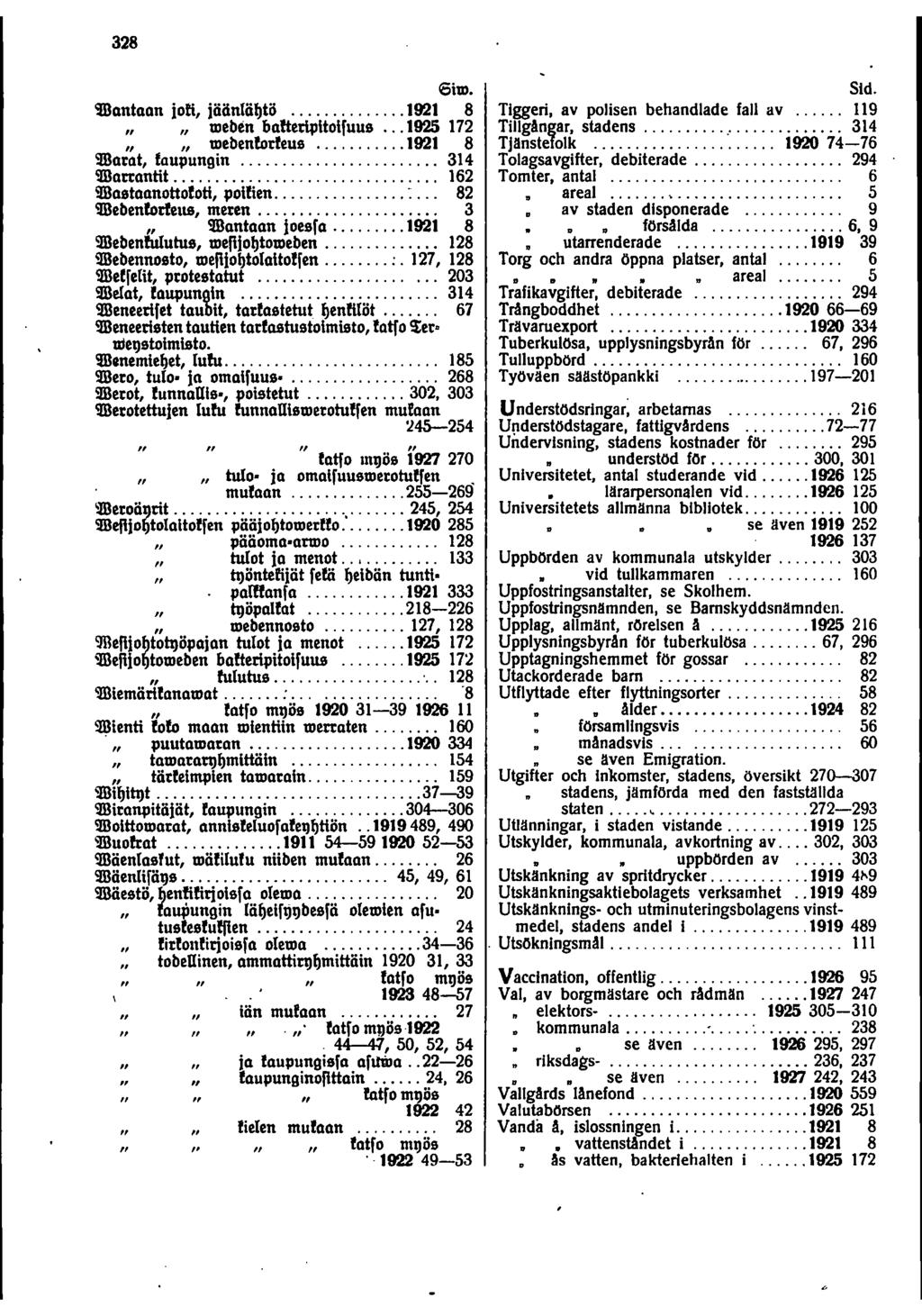 8 Shn. antaan joft jäänlätö... 9 8 " "meben hfterqitoifuus ".95 7 " "mebenlodeus... 9 8 mlarat laupungin... 4 mlatrantit................................ 6 mlastaanottototi pouien... :.