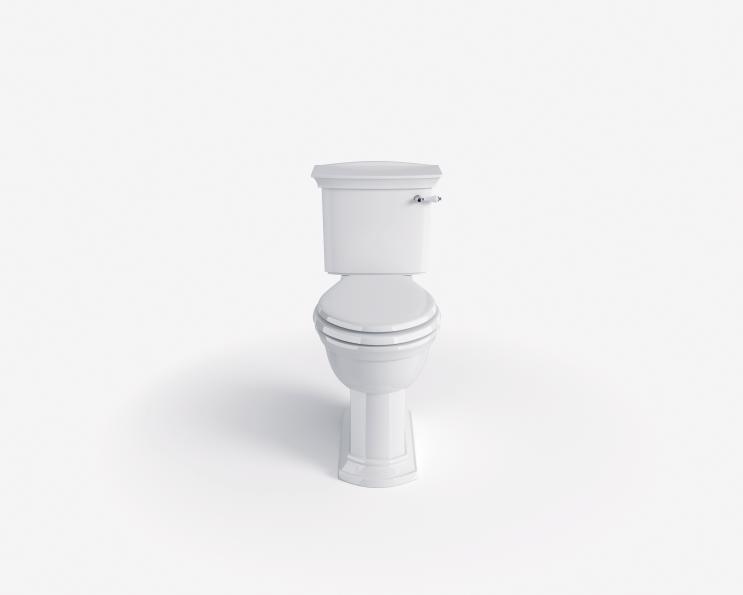 Till toaletterna medföljer det en sits i valfri färg (se sid 8). Konsolerna till den högspolande toaletten behöver ej monteras.