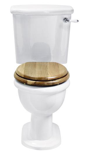 PVEWLL CR New Victorian Toaletter Toaletterna kan beställas med kromade detaljer eller detaljer i vintage gold.