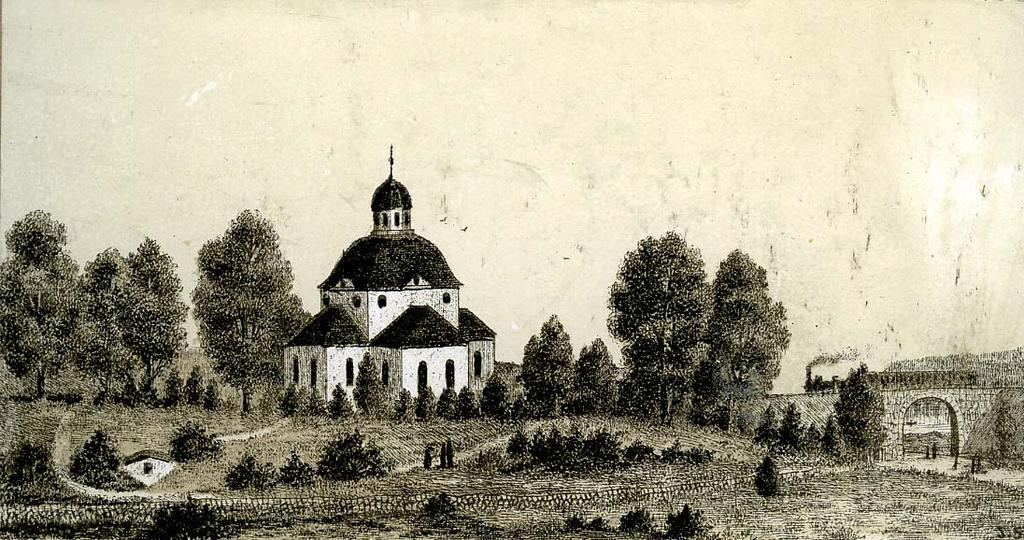 12 BYGGNADSVÅRDSRAPPORT 2007:135 1798 Per Lindberg erhöll tillstånd att uppföra en gravbyggnad av trä, troligen efter ritningar av P G Salvin.