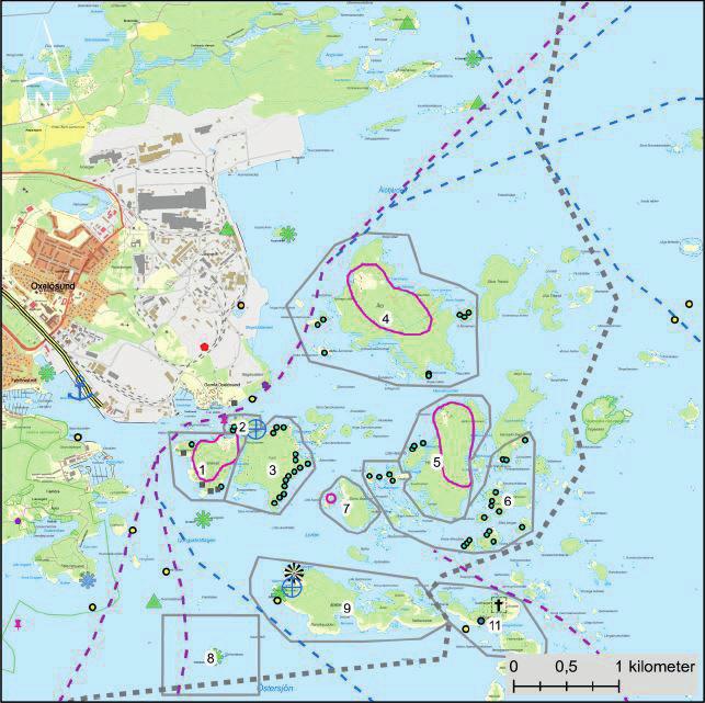 43 6. Öar kring Hasselö B) Alla öar med fritidshus C) Övriga öar 7. Stora och Lilla Äspskär B) Skärgårdshemmanet 8.