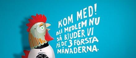 Mars, april, maj och juni är kampanjmånader! Från den 1 mars bjuder vi alla nya medlemmar på de tre första månadernas medlemsavgift.