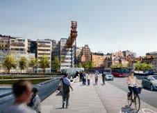 Huvudbron Orienteringsplan. Huvudbron. Huvudbron mot Södermalm. Bild från 2012. Huvudbron, som spänner mellan Gamla stan och Södermalm, är ett både funktionellt och visuellt huvudobjekt i nya Slussen.