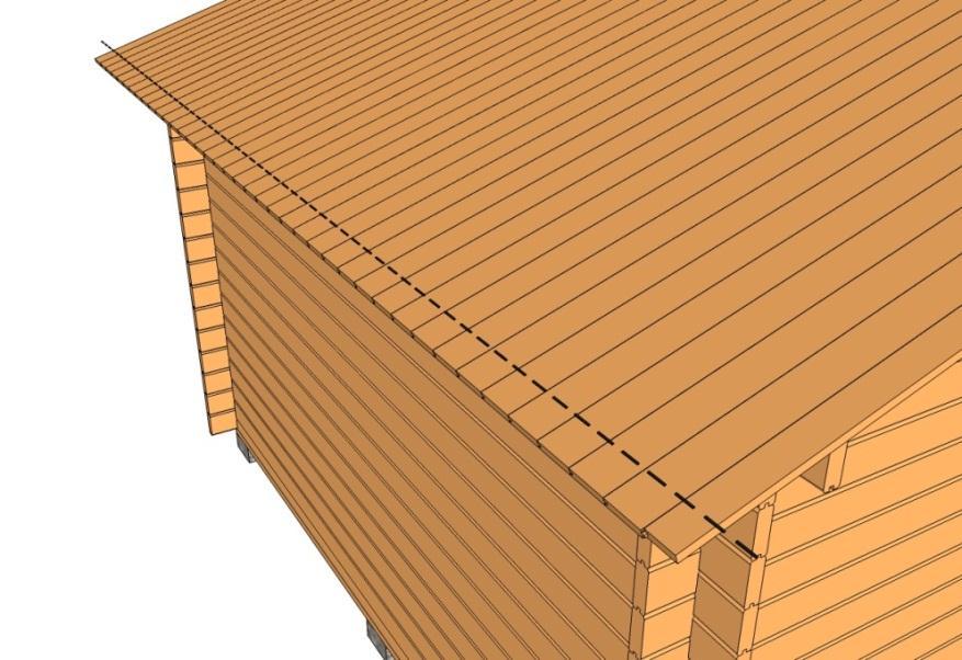 Mät ut ett takutstick på 30cm från ytterväggen och
