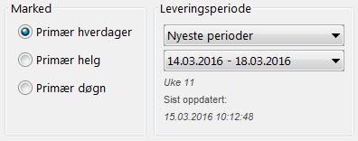 Dagar som inte kan väljas visas med kryss över dagen. "Senast uppdaterad:" under datumväljaren indikerar tidpunkt för senaste uppdatering av skärmbilden.