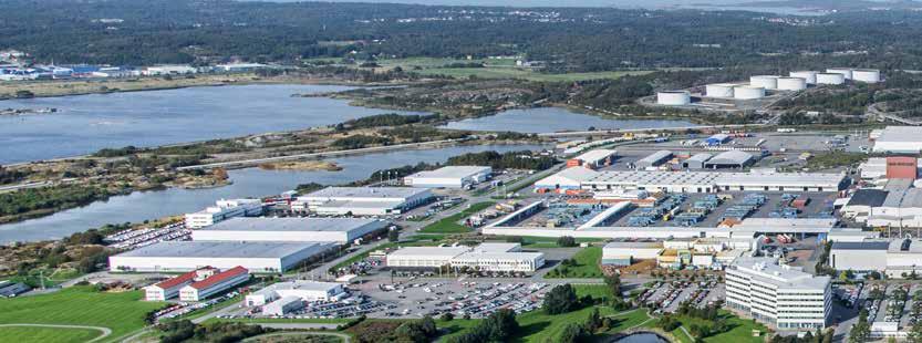 Genom förvärvet av tio fastigheter från AB Volvo etablerade vi oss i ett nytt segment logistikfastigheter.