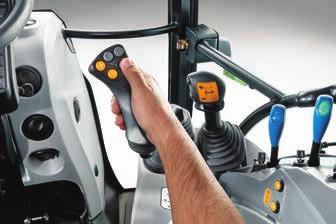 22 KRAFTUTTAG OCH HYDRAULIK Flexibel hydraulisk effekt och kraftuttag. Standard pump på 65 liter/minuten är idealisk för allmänna arbeten.