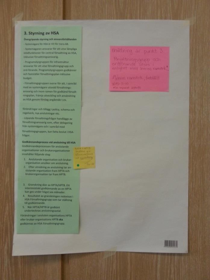 Avsnitt 3 Gula lappen säger: HPTA+ HPTB snabbare godkännandeprocess vid