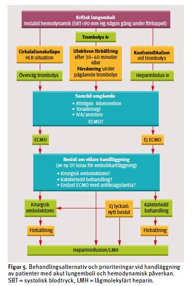 Behandling vid hemodynamisk