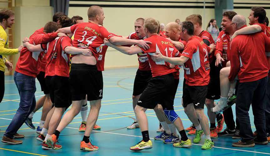 Ligaplatsen är klar. Foto: PIF Handboll fb. slut (31.12.2016) hade damerna inlett säsongen 2016-2017 under ledning av James Mashiri med 8 matcher (6 vinster, 1 förlust och 1 oavgjord).