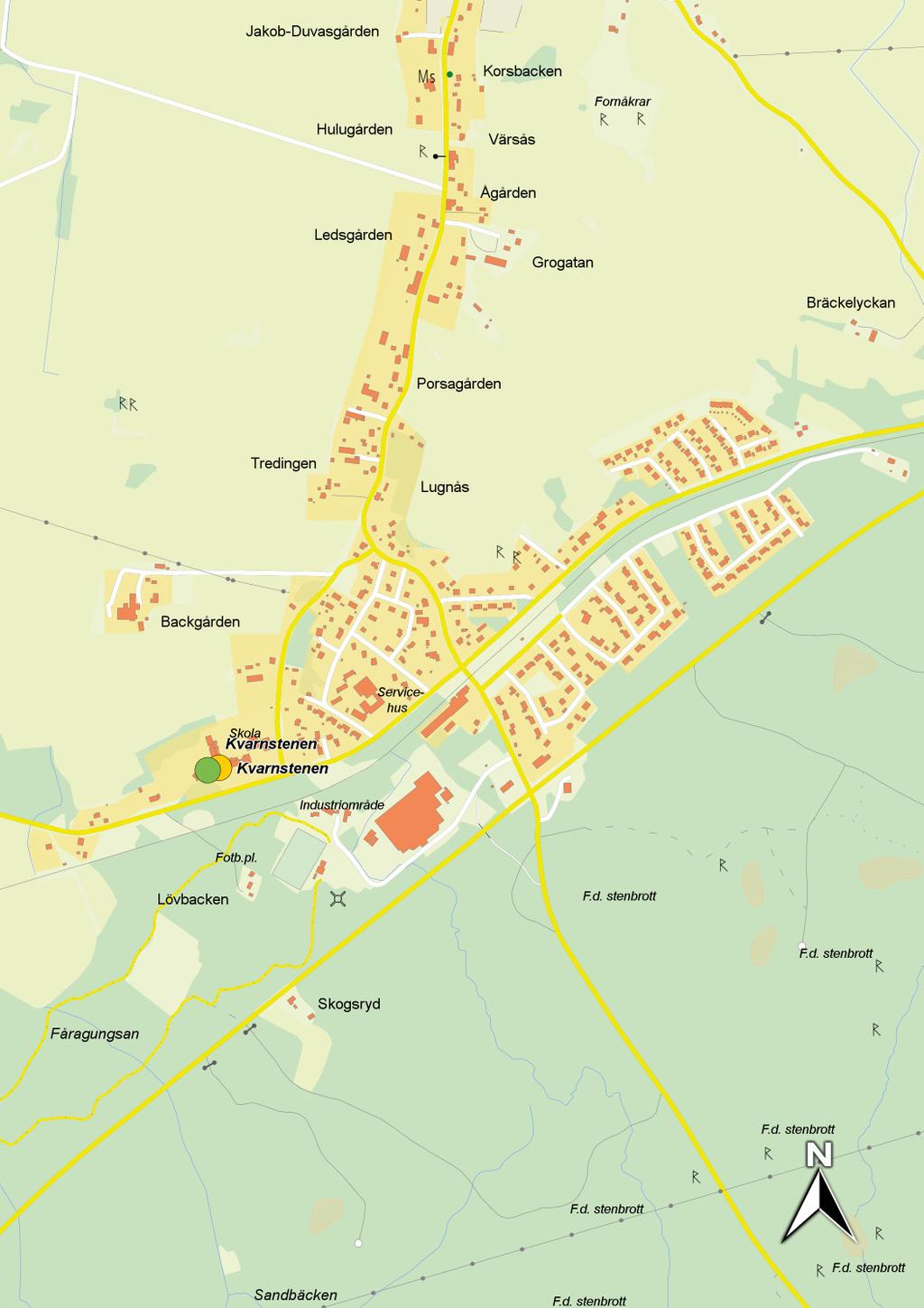 Ullervad 30. Notvägen Sjötorp 31. Roddarv.